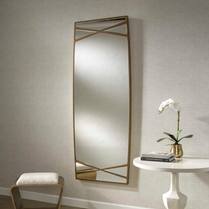 Gentry Mirror Antiqued Gold-Mirrors/Pictures-Uttermost-Lighting Design Store