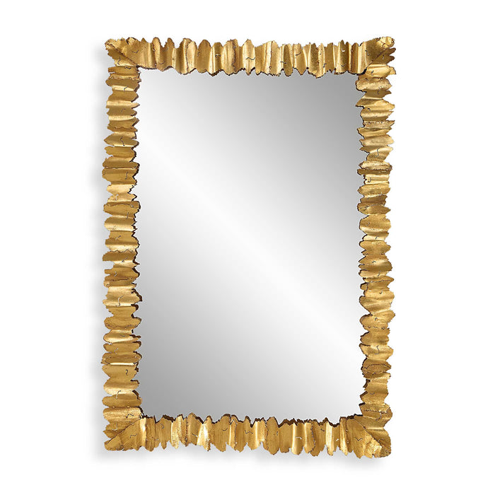 Lev Mirror Antique Gold-Mirrors/Pictures-Uttermost-Lighting Design Store