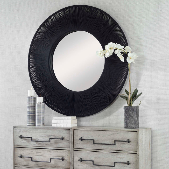 Sailor's Knot Mirror Black-Mirrors/Pictures-Uttermost-Lighting Design Store