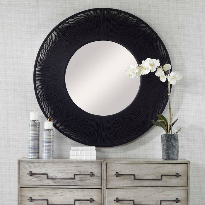 Sailor's Knot Mirror Black-Mirrors/Pictures-Uttermost-Lighting Design Store