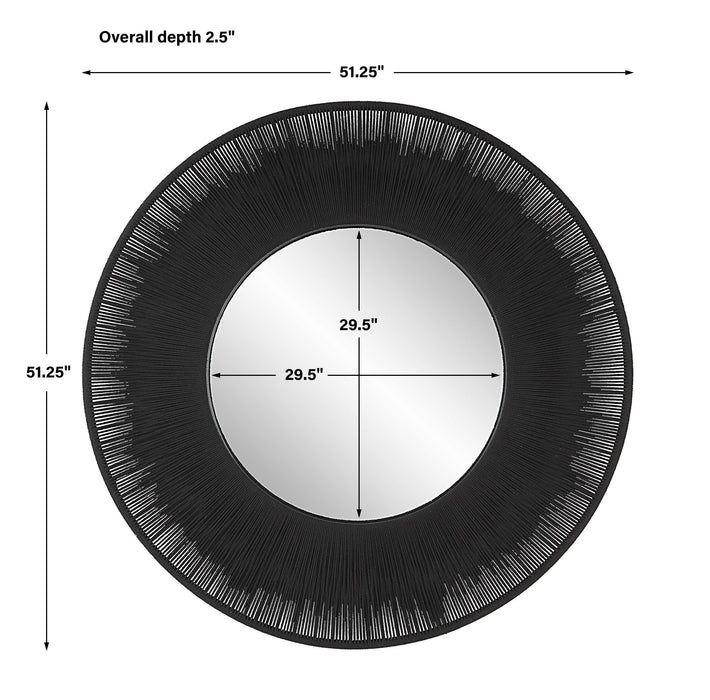 Sailor's Knot Mirror Black-Mirrors/Pictures-Uttermost-Lighting Design Store