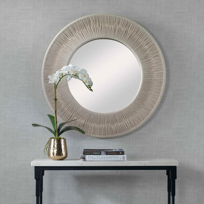 Sailor's Knot Mirror White-Mirrors/Pictures-Uttermost-Lighting Design Store