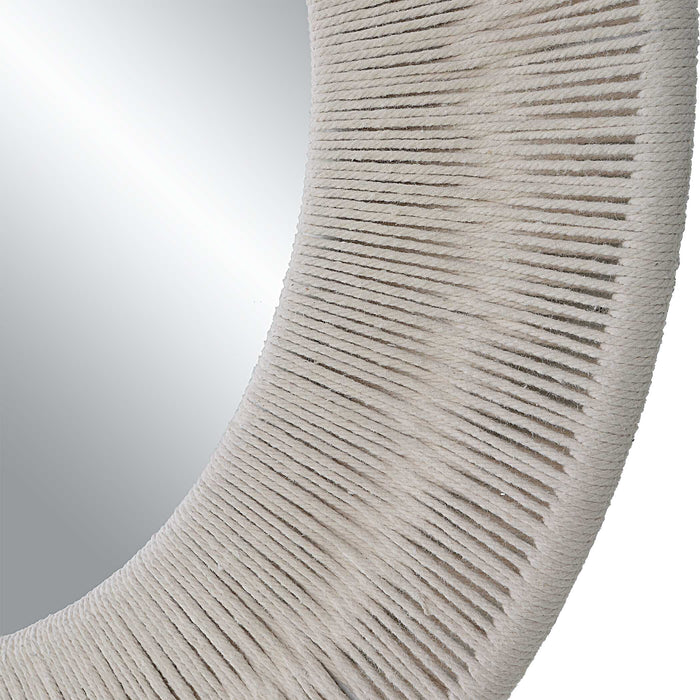 Sailor's Knot Mirror White-Mirrors/Pictures-Uttermost-Lighting Design Store