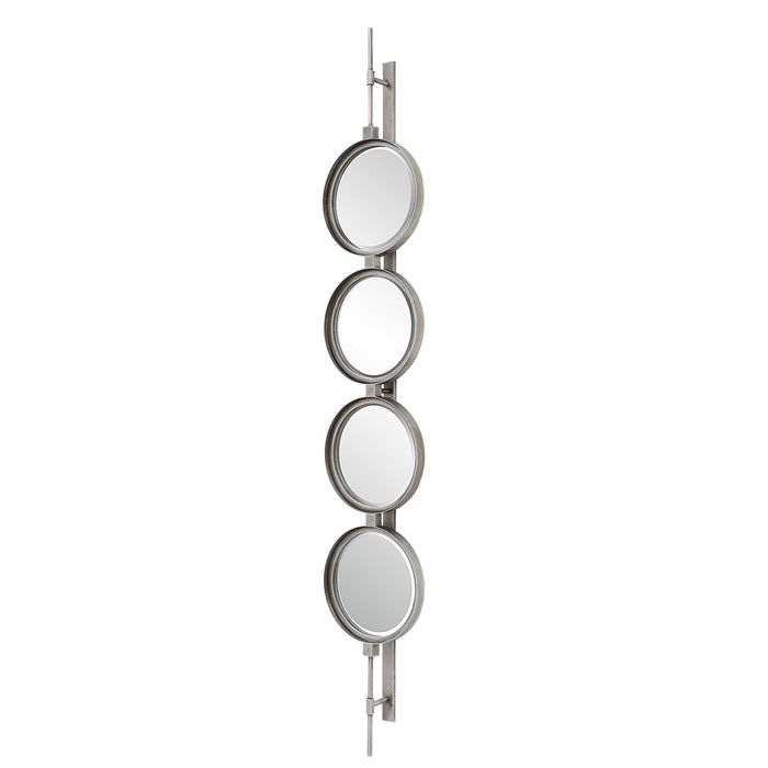 Button Mirror Silver Leaf-Mirrors/Pictures-Uttermost-Lighting Design Store
