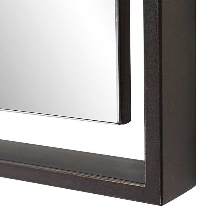 Egon Mirror Aged Bronze-Mirrors/Pictures-Uttermost-Lighting Design Store