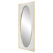 Danbury Mirror White And Gold Leaf-Mirrors/Pictures-Uttermost-Lighting Design Store