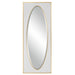 Danbury Mirror White And Gold Leaf-Mirrors/Pictures-Uttermost-Lighting Design Store