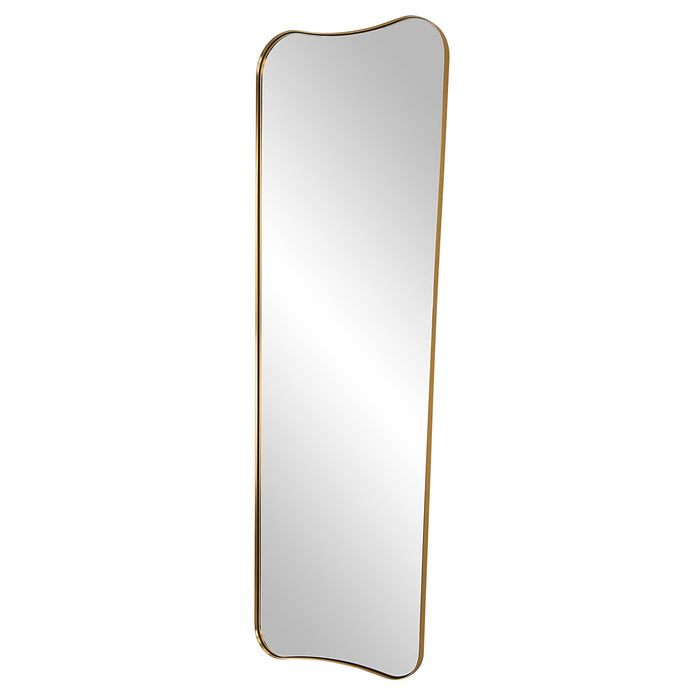 Belvoir Mirror Antique Brass-Mirrors/Pictures-Uttermost-Lighting Design Store