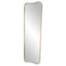 Belvoir Mirror Antique Brass-Mirrors/Pictures-Uttermost-Lighting Design Store
