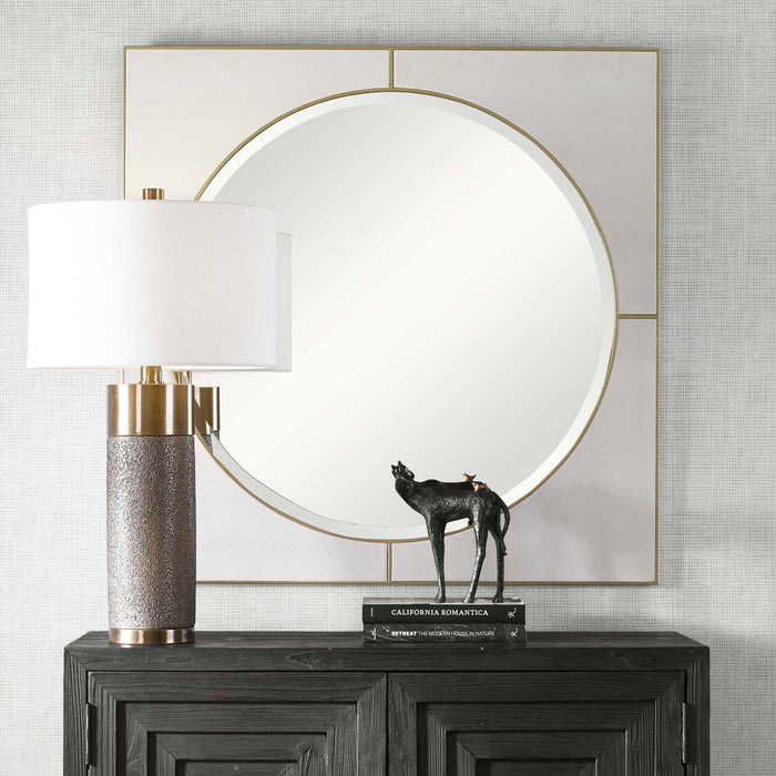 Cyprus Mirror White-Mirrors/Pictures-Uttermost-Lighting Design Store