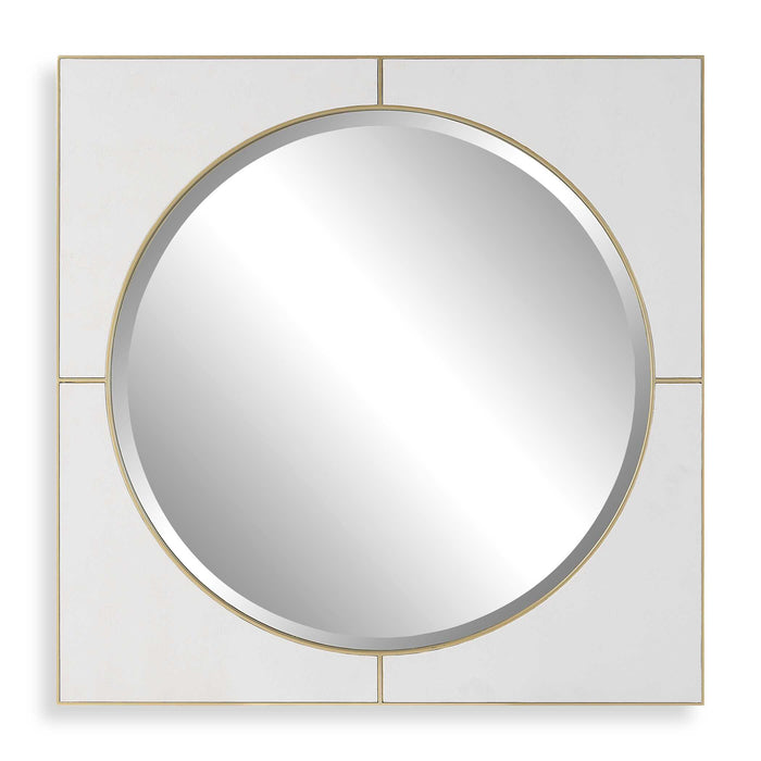 Cyprus Mirror White-Mirrors/Pictures-Uttermost-Lighting Design Store