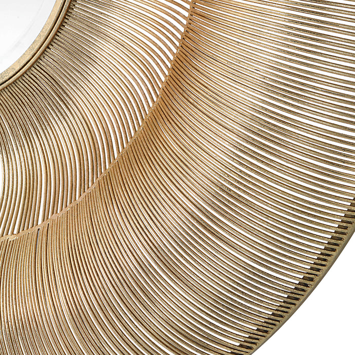 Bauble Mirror Brushed Antique Gold-Mirrors/Pictures-Uttermost-Lighting Design Store