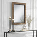Island Mirror Matte Black Iron-Mirrors/Pictures-Uttermost-Lighting Design Store