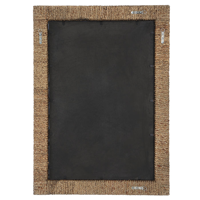 Island Mirror Matte Black Iron-Mirrors/Pictures-Uttermost-Lighting Design Store