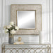 Wharton Mirror Aged Whitewash-Mirrors/Pictures-Uttermost-Lighting Design Store