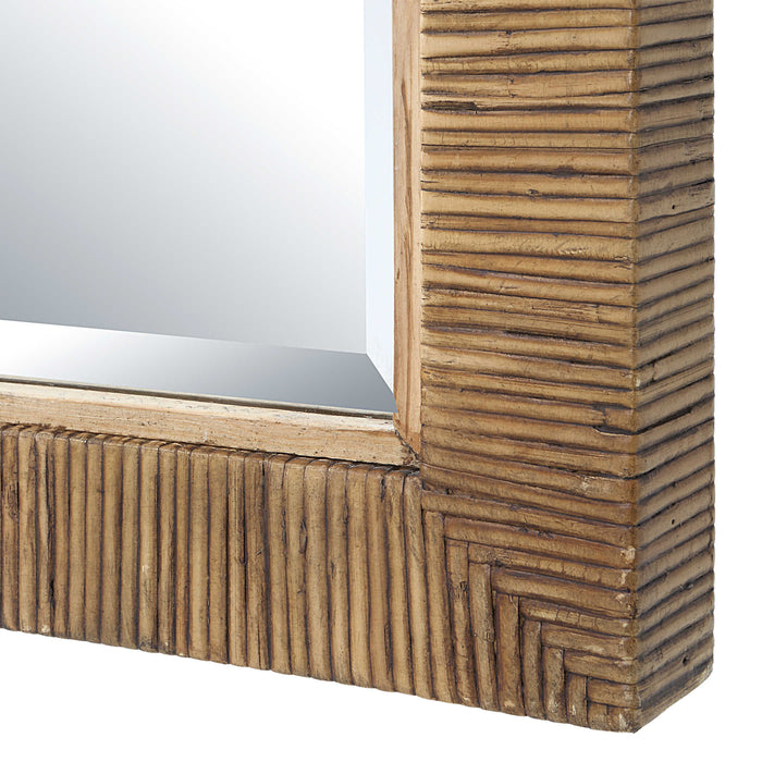 Cape Mirror Natural Rattan-Mirrors/Pictures-Uttermost-Lighting Design Store