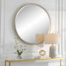 Canillo Mirror Antiqued Gold Leaf-Mirrors/Pictures-Uttermost-Lighting Design Store