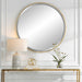 Canillo Mirror Antiqued Gold Leaf-Mirrors/Pictures-Uttermost-Lighting Design Store
