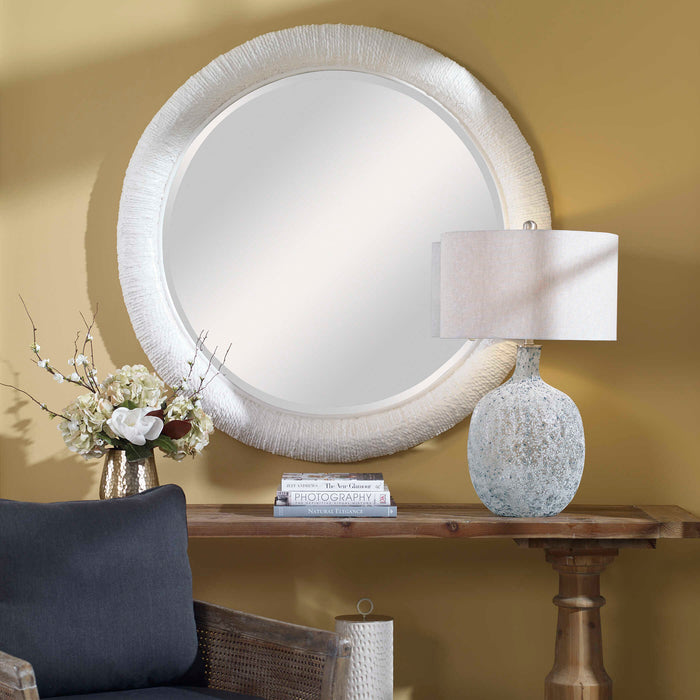 Mariner Mirror Matte White-Mirrors/Pictures-Uttermost-Lighting Design Store