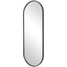 Varina Mirror Satin Black-Mirrors/Pictures-Uttermost-Lighting Design Store