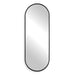 Varina Mirror Satin Black-Mirrors/Pictures-Uttermost-Lighting Design Store