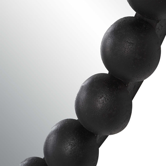 Serna Mirror Matte Black-Mirrors/Pictures-Uttermost-Lighting Design Store