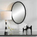 Serna Mirror Matte Black-Mirrors/Pictures-Uttermost-Lighting Design Store