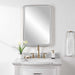 Crofton Mirror Satin Black-Mirrors/Pictures-Uttermost-Lighting Design Store