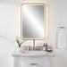 Crofton Mirror Satin Black-Mirrors/Pictures-Uttermost-Lighting Design Store