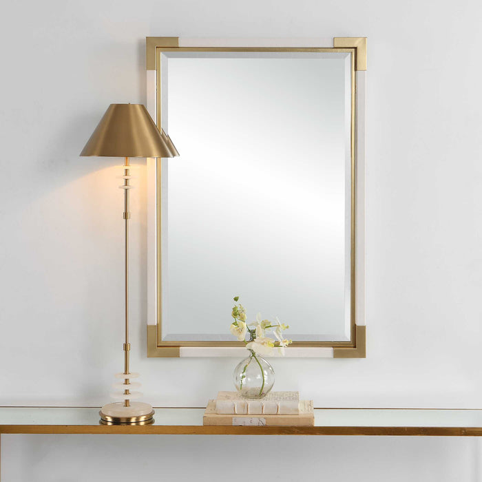 Malik Mirror Gold Leaf-Mirrors/Pictures-Uttermost-Lighting Design Store