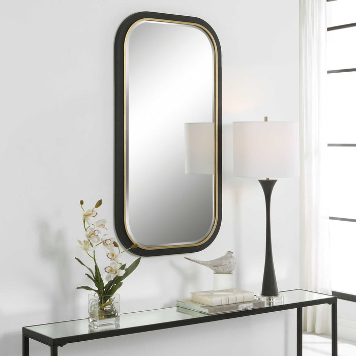 Nevaeh Mirror Gold Leaf-Mirrors/Pictures-Uttermost-Lighting Design Store