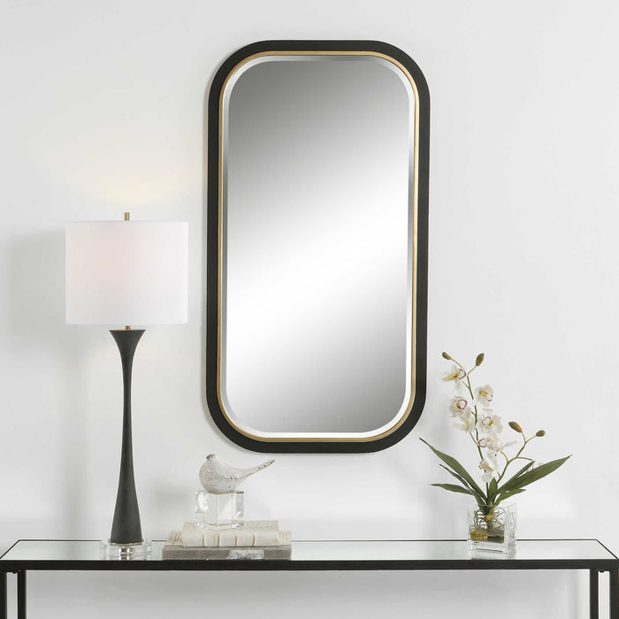 Nevaeh Mirror Gold Leaf-Mirrors/Pictures-Uttermost-Lighting Design Store