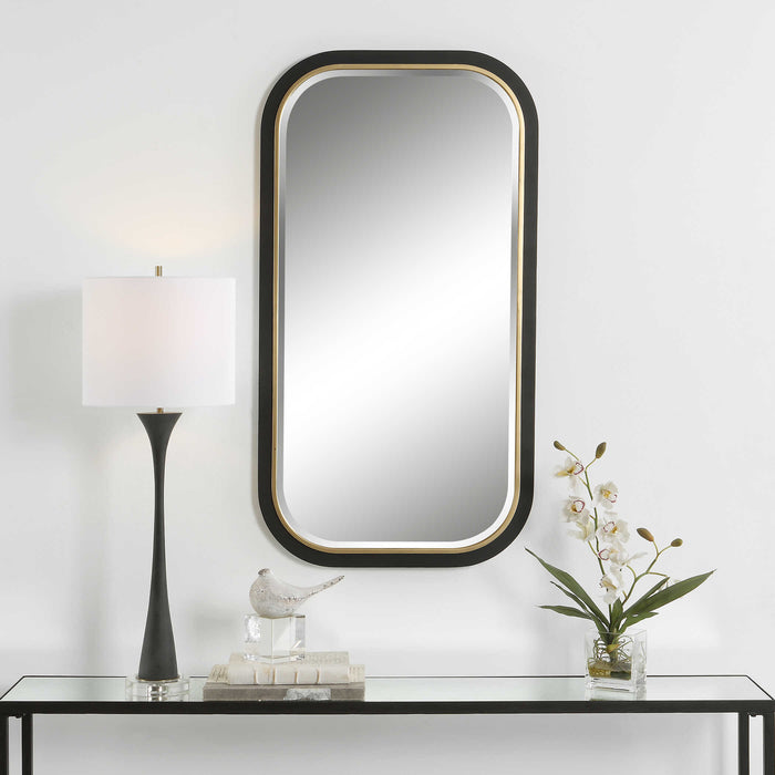 Nevaeh Mirror Gold Leaf-Mirrors/Pictures-Uttermost-Lighting Design Store