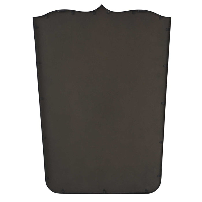 Tiara Mirror Satin Black-Mirrors/Pictures-Uttermost-Lighting Design Store