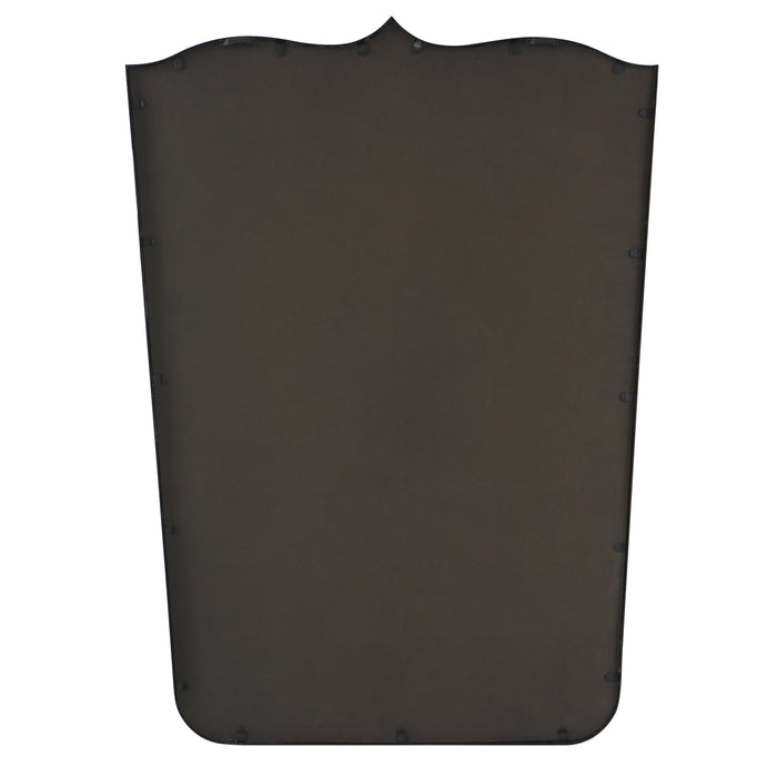 Tiara Mirror Satin Black-Mirrors/Pictures-Uttermost-Lighting Design Store