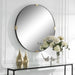 Clip Mirror Satin Black-Mirrors/Pictures-Uttermost-Lighting Design Store