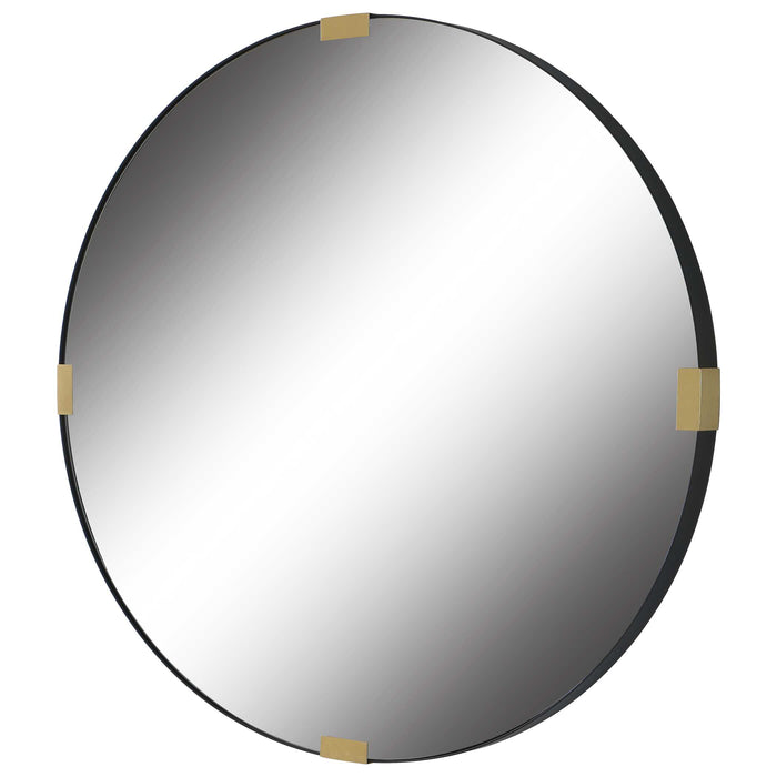 Clip Mirror Satin Black-Mirrors/Pictures-Uttermost-Lighting Design Store