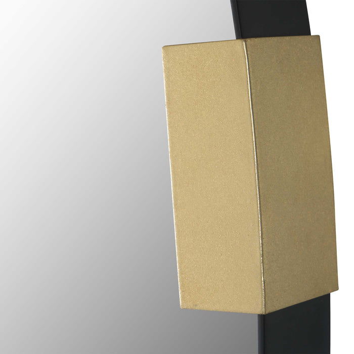 Clip Mirror Satin Black-Mirrors/Pictures-Uttermost-Lighting Design Store