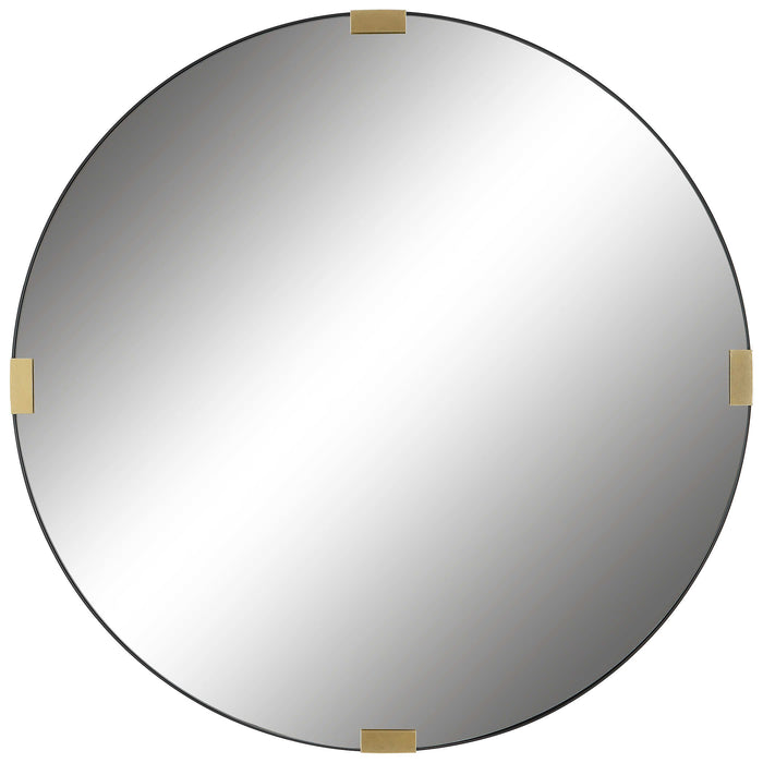 Clip Mirror Satin Black-Mirrors/Pictures-Uttermost-Lighting Design Store