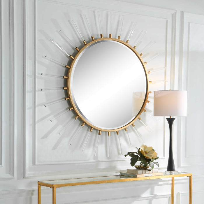 Oracle Mirror Gold Leaf-Mirrors/Pictures-Uttermost-Lighting Design Store