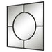 Spurgeon Mirror Satin Black-Mirrors/Pictures-Uttermost-Lighting Design Store