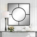 Spurgeon Mirror Satin Black-Mirrors/Pictures-Uttermost-Lighting Design Store