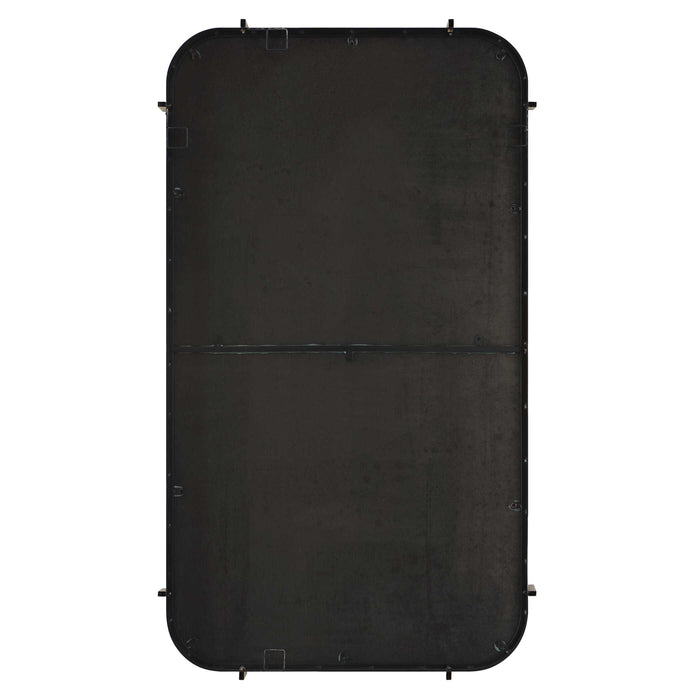 Pali Mirror Black Iron-Mirrors/Pictures-Uttermost-Lighting Design Store