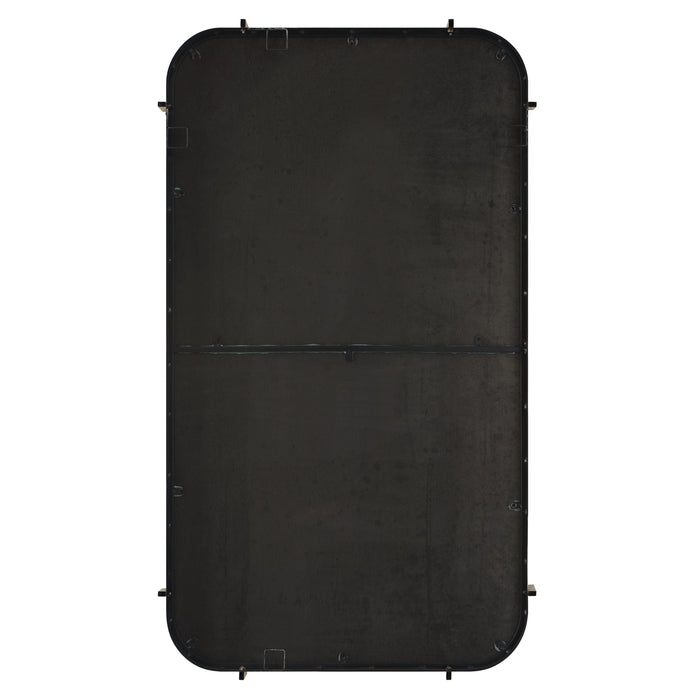 Pali Mirror Black Iron-Mirrors/Pictures-Uttermost-Lighting Design Store