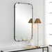 Pali Mirror Black Iron-Mirrors/Pictures-Uttermost-Lighting Design Store