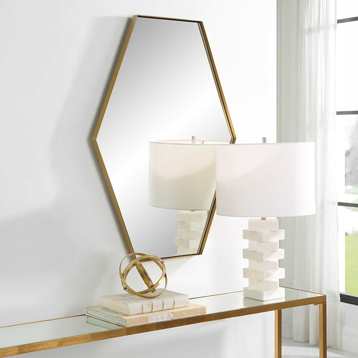 Ankara Mirror Stainless Steel-Mirrors/Pictures-Uttermost-Lighting Design Store