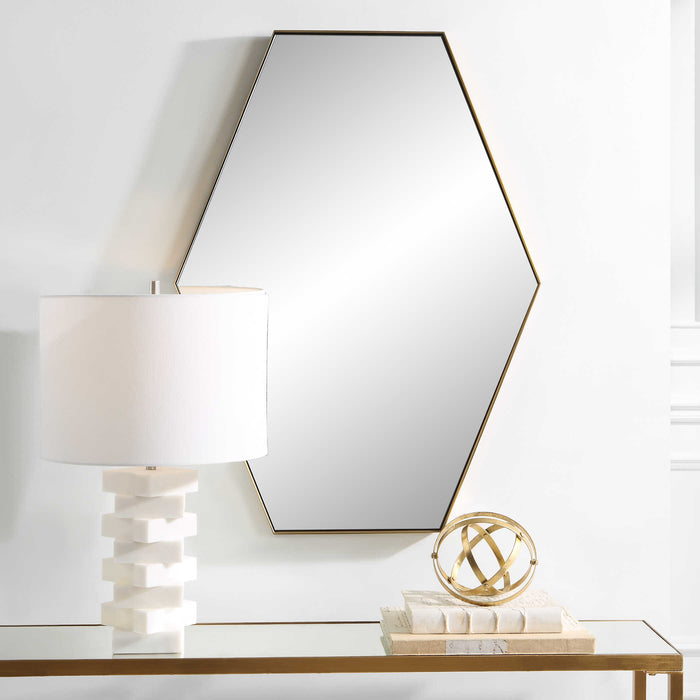 Ankara Mirror Stainless Steel-Mirrors/Pictures-Uttermost-Lighting Design Store