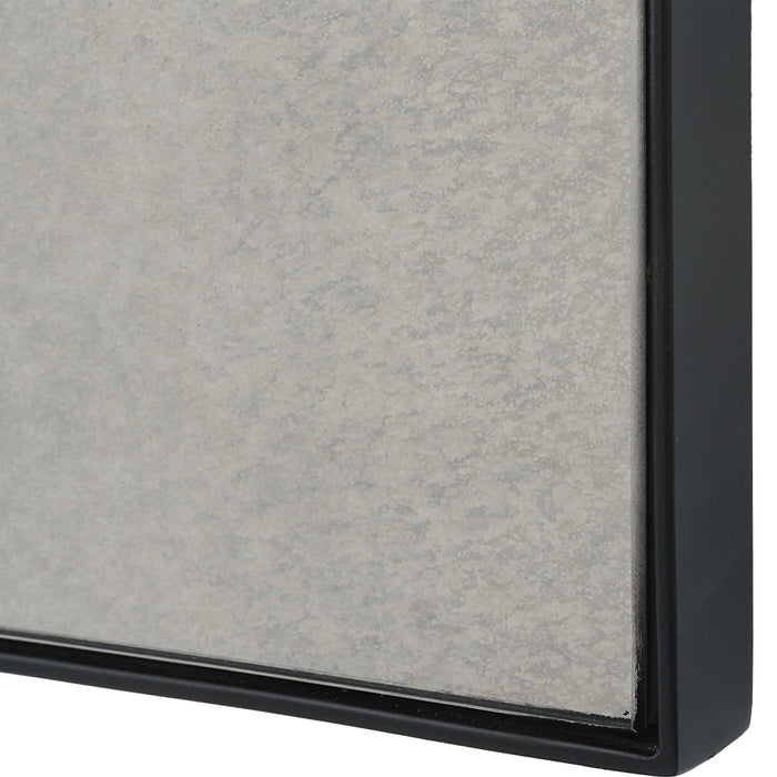 Puzzle Piece Mirror Black Iron-Mirrors/Pictures-Uttermost-Lighting Design Store