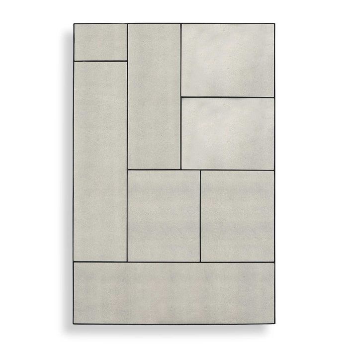 Puzzle Piece Mirror Black Iron-Mirrors/Pictures-Uttermost-Lighting Design Store