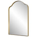 Sidney Mirror Brushed Brass-Mirrors/Pictures-Uttermost-Lighting Design Store